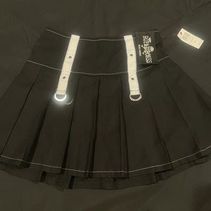 Black Pleated skirt #TRIPP #RoyalBones size Small //NWT! (New with Tags)